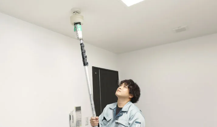 消防用設備保守風景